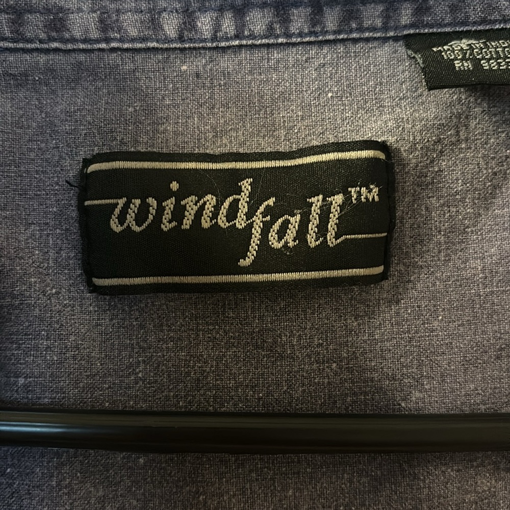 Vtg Windfall Basic Button Down Size Large - image 3